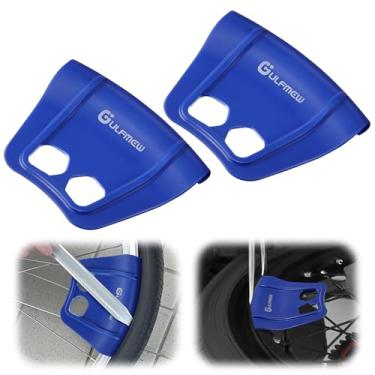 Imagem de Gulfmew Protetores de aro para troca de pneu, kit de proteção de aro de roda de 2 peças para motocicleta, bicicleta, scooter e bicicleta E, ferramenta de proteção de alavanca de pneu durável