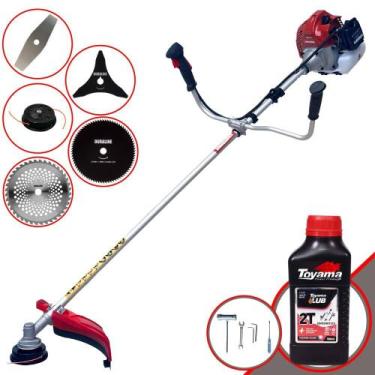 Imagem de Máquina de Cortar Grama À Gasolina Kawashima BCJ521-L 52cc 2,5HP 10.00