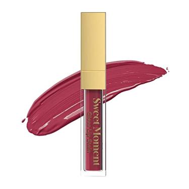 Imagem de Sistar Sweet Moments Gloss Lip Stain Longa Duração Acabamento Brilhante Cores de Alto Pigmento Suave e Doce 1,5 ml (Rosa Dusty)