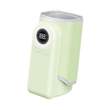 Imagem de simhoa Bolsa aquecedora de mamadeiras, termostato, versátil, reutilizável, ajustável, portátil, aquecedor de mamadeiras para, viagem, caminhada, Verde