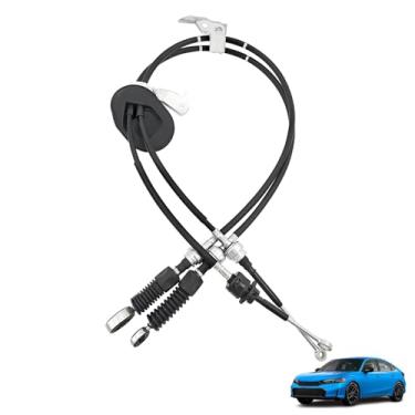 Imagem de Yainetan Cabo de câmbio 54310-S5A-033 serve para Honda Civic 2001 2002 2003 2004 2005 1,7 L cabo de controle de mudança de marcha de mudança de fio embreagem