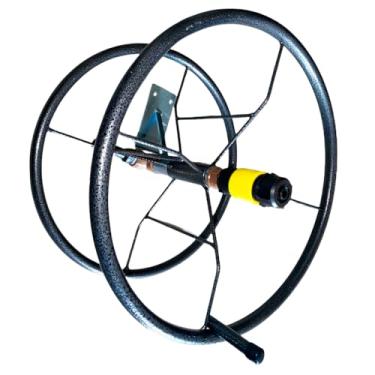 Imagem de Suporte Para Mangueira De Jardim Giratório Enrolador De Mangueira 50 Metros