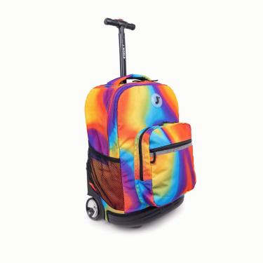 Imagem de Mochila com rodinhas J World Girls Sunrise 18 para escola e viagens