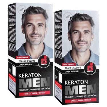 Imagem de Kert Kit c/2 Keraton Men Cinza Natural