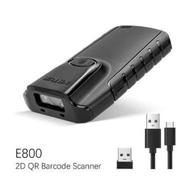 Imagem de Leitor Código De Barra Qr Code Bluetooth 2D Bolso Netum E800