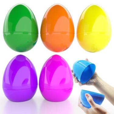 Imagem de Ovos de Páscoa recheáveis Jumbo The Dreidel Company, pacote com 6
