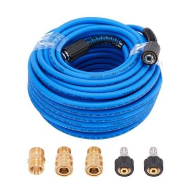 Imagem de Mangueira de lavadora de alta pressão FIXFANS 1/4 polegada x 100 pés 3