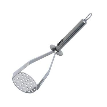 Imagem de Amassador Espremedor de Batatas reforçado todo em aço inox - 123 Útil