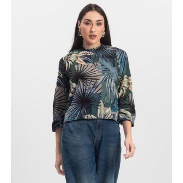 Imagem de Blusa Manga Longa Infinita Cor Verde, P, Verde