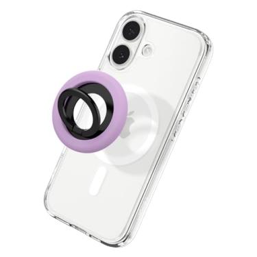 Imagem de Spigen Suporte Magnético Ajustável Nano Pop Para Celular Com Em Anel, Projetado Magsafe, Compatível Iphone 16/15/14/13/12 E Capas Magsafe - Roxo Uva