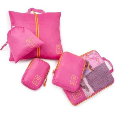 Imagem de Kit Organizador de Mala com 5 Pecas - Bagaggio, U