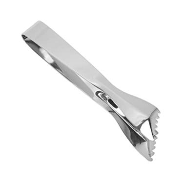 Imagem de Ailgely Pinças de Gelo, Aço Inoxidável de Grau de Alimentos, Evita Pinças de Açúcar Deslizando Com Design Esbelto, Adequado para Cubos de Gelo, Cubos de Açúcar, Fatias de Limão, Geleias, (Espelho)