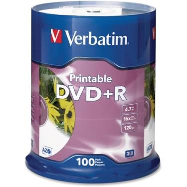 Imagem de VER95145 – Mídia gravável em DVD – DVD+R – 16x – 4,70 GB – Pacote com 100 rodas – varejo