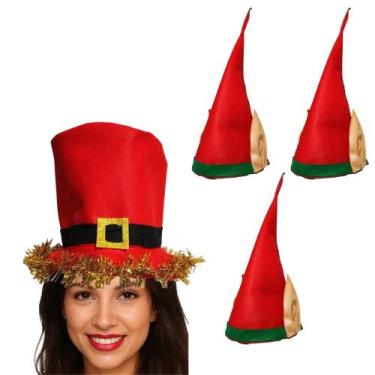 Imagem de Kit De Chapéus Natalinos Para Festas, Famílias E Fantasias - Usina de 