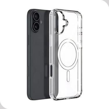 Imagem de Capinha Transparente 16 Magnética Com Carregamento Por Indução - China