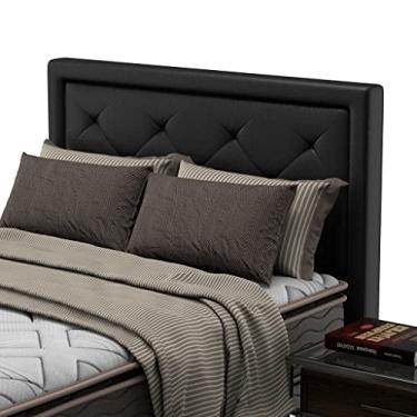 Imagem de CABECEIRA CASAL OLYMPIC PELMEX PRETA