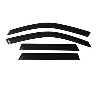 Imagem de GRJQRKHZ Defletor de janela lateral de carro para L&and para R&Over Sport L494 2014-2021 Weathershied viseira de porta vento sol proteção chuva janela lateral defletores de vento