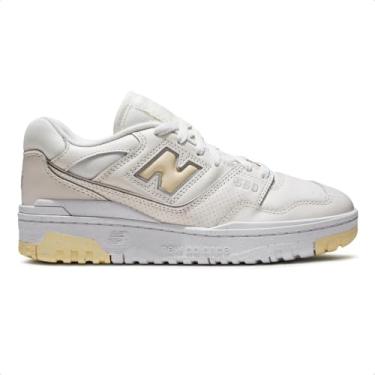 Imagem de New Balance Tênis feminino 550, Sal marinho/cálcio, 36