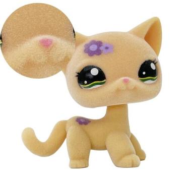 Imagem de Figura: brinquedo, animal flocado, gato de pêlo curto, 5 cm 1962 - Mar