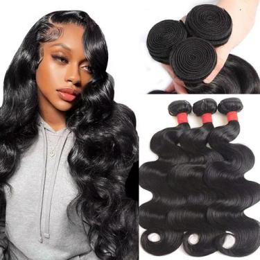 Imagem de Extensões de cabelo FHGD Body Wave 12A Brazilian 14cm 16cm 18cm