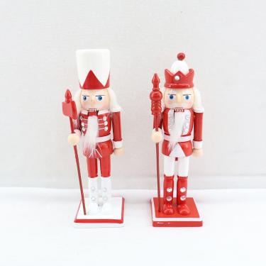 Imagem de BONECO QUEBRA NOZES 3D 18CM VRM/BCO FST