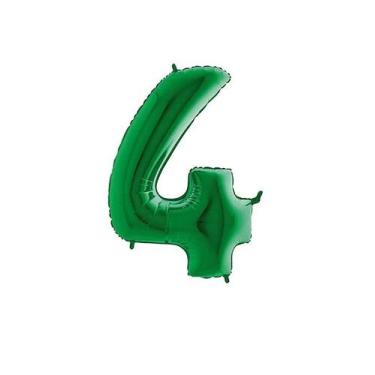 Imagem de Balões Número - Verde 35cm - Lp Balões, 4