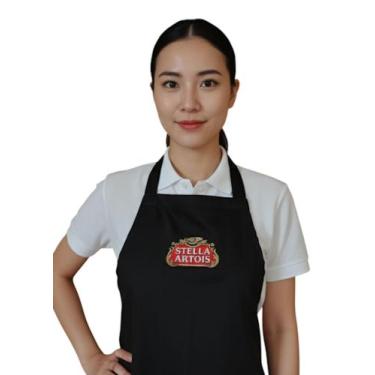 Imagem de Avental Churrasqueiro Brim Personalizado Logo Cerveja Stella Artois - 