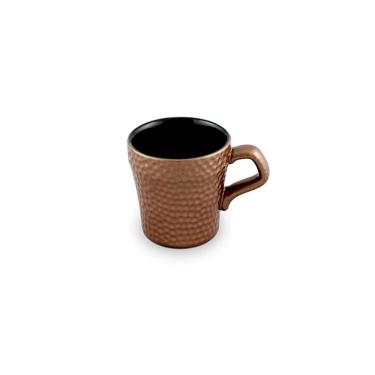 Imagem de Xícara de Cerâmica Martelada Cobre 150ml - Ceraflame
