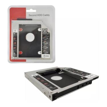 Imagem de Adaptador Caddy Dvd Para Segundo Hd Ou Ssd 2.5 Sata 9.5Mm