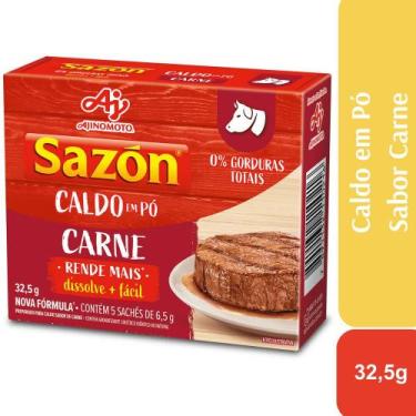 Imagem de Caldo em pó sazón sabor carne 32,5g - AJINOMOTO