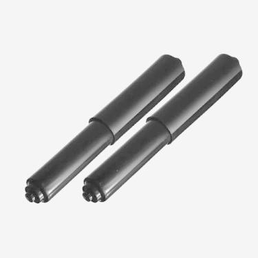 Imagem de Rolo de substituição para papel higiênico com mola, pacote com 2 em preto