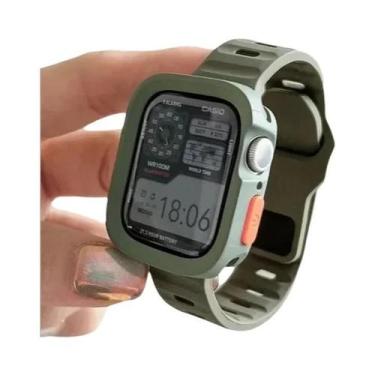 Imagem de Capa De Silicone Para Apple Watch Ultra Série 8 9 7 6 SE 5 4, Tamanhos
