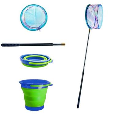 Imagem de Redes de pesca GIFY Kids Telescoping 1,3-4,9 pés 25 cm Net x2