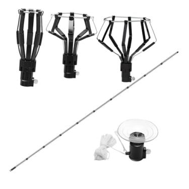 Imagem de Generic Trocador de Lâmpadas de Longo Alcance, Fácil de Usar e Montar, Ferramenta Versátil para Remoção de Lâmpadas, Ideal para Casa e Escritório, Poste de 10 Seções