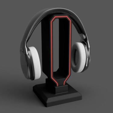 Imagem de Suporte Fone Ouvido Mesa Headset SOFT LUXUARY MODERN Gamer com e sem f