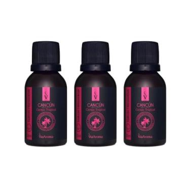 Imagem de Kit 3 Essencias Hidrossoluvel Cancun 30ml Via Aroma
