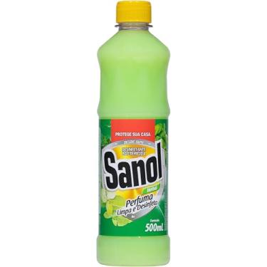 Imagem de Desinfetante Líquido para uso Geral, Herbal, Sanol, 500 ml, Verde