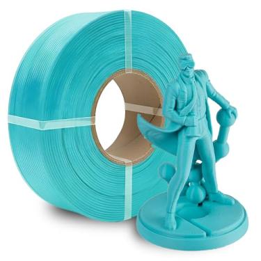 Imagem de Polymaker Carretel de refil Panchroma Polymaker Teal PLA Refil de filamento de impressão 3D, compatível com todos os carretéis reutilizáveis e todas as principais impressoras 3D FDM, sem emaranhados