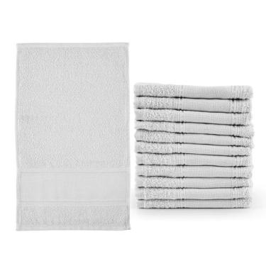 Imagem de Kit 12 Pçs Toalha de Lavabo Social - Lace Brazil, Branco