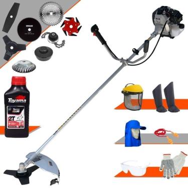 Imagem de Roçadeira 8 Em 1 Tbc43h 43cc 1,7hp + Epi + Óleo Toyama 2t