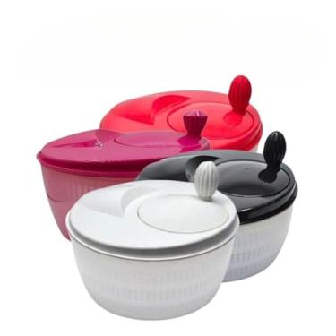Imagem de Centrífuga para Salada 4L - Secador Manual de Verduras para uma Salada Perfeita e Crocante(KIT 2 UN. ALEATÓRIA)