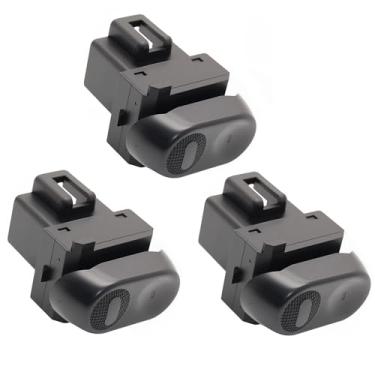 Imagem de Interruptor de janela de 3 peças adequado para serviço pesado dianteiro do lado do passageiro compatível com 2007-2018 Freightliner Cascadia 2010-2014 Cascadia 113, 2008-2014 Cascadia 125, peça de