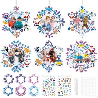 Imagem de Sereliy 24 peças, porta-retratos de outono, artesanato, papel de ação de graças, faça você mesmo, abóbora, folha de bordo, pinha, suporte para fotos, decoração para atividades de jogo de Ação de