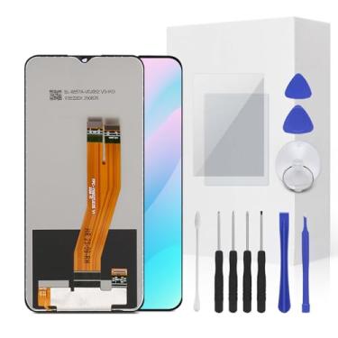 Imagem de JENCYFU Kit de substituição de tela LCD completo com digitalizador sensível ao toque com ferramenta de reparo para o modelo DIALN X65 BLU G53 G0850 6,5 polegadas