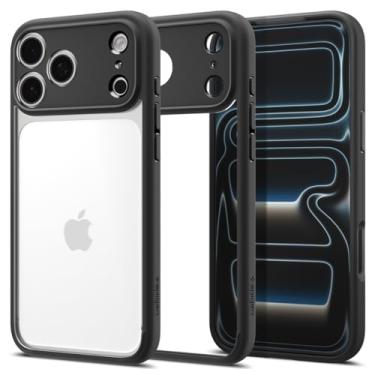 Imagem de Capa Spigen para iPhone 17 Pro, Ultra Híbrida, projetada para Apple iPhone 17 Pro - Preto Fosco