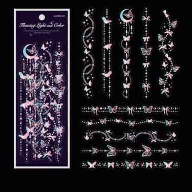 Imagem de Generic Adesivos de Planner, 20 Adesivos de Planner Compactos e Lindos para Calendários (Estilo Borboleta)