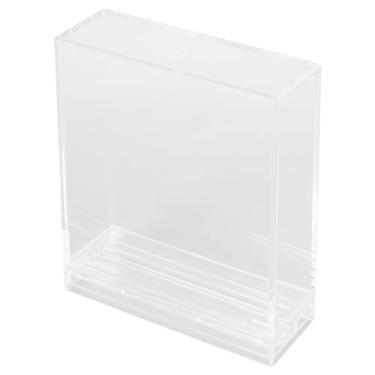 Imagem de Tbest Mini porta-retrato de mesa transparente em policarbonato dupla face independente para exibição de prateleira de mesa de filme ZIP 5,3 x 8,6 cm