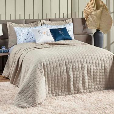 Imagem de Kit Colcha Matelassê Percal 300 fios Basic Casal 07 Peças 100% Poliést