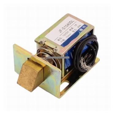 Imagem de JF-S1040DL DC 12V 1A 16W Eletroímã Solenóide Fechadura de Porta Tipo Estrutura Aberta