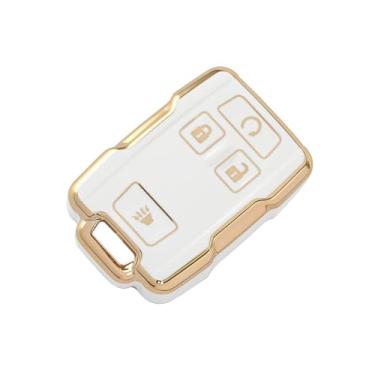 Imagem de Para GMC, capa de chave de carro para Chevy Chevrolet Colorado Silverado Suburban Tahoe GMC Canyon Sierra 1500 2500 3500 HD controle remoto chaveiro sem chave acessórios de proteção.